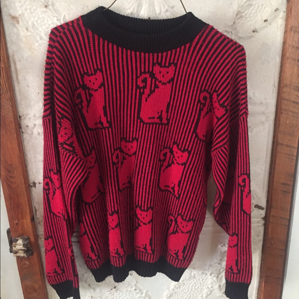 Vintage Cat sweater